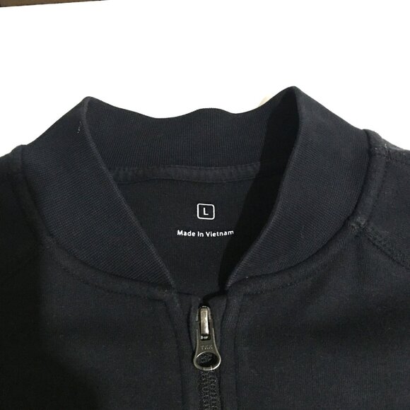 Apple Jacket Mens Large Black Employee Full Zip Embroidered Logo Tech Sweatshirt - Picture 4 of 8